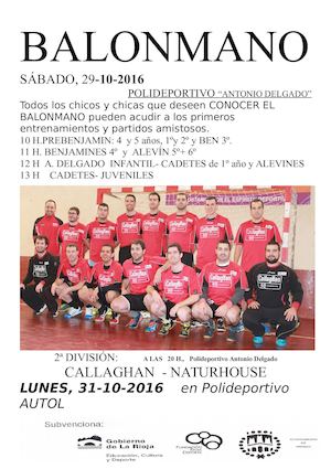 Balonmano 29 10 2016