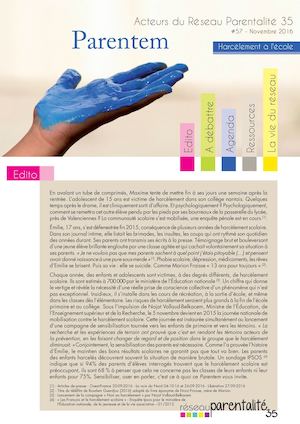 Parentem N°57 – La lettre du Réseau Parentalité 35