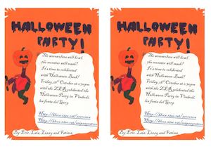 6 Halloween Invitation