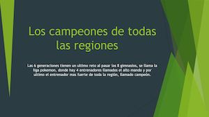 Los Campeones De Todas Las Regiones