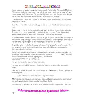 Caperucita Multicolor