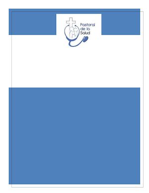 Cuaderno Pastoral De La Salud Cheste