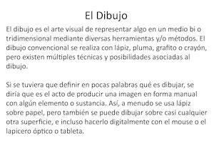 Dibujo