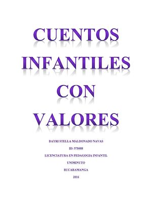 Cuentos Infantiles Con Valores