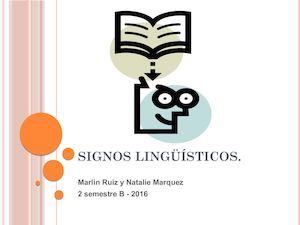 Signos Lingüísticos