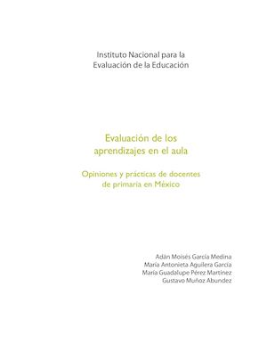 1 Evaluacion De Los Aprendizajes