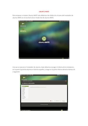 Ubuntu Mate Manual De Instalacion