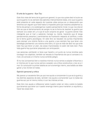 El Arte De La Guerra Sun Tzu