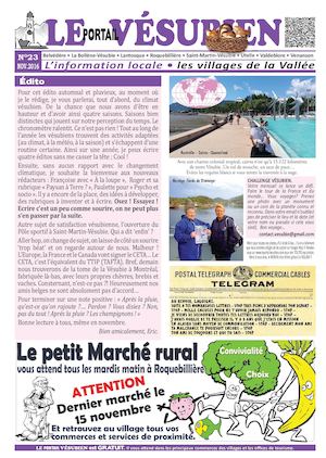 NOVEMBRE - Journal gratuit de la Vésubie & Valdeblore