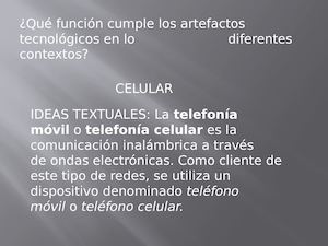 EL TELÉFONO MÓVIL