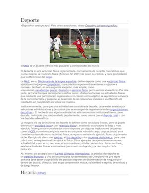 Deporte