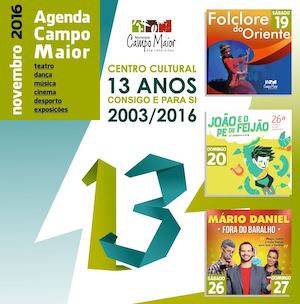 NOVEMBRO 2016 | AGENDA CAMPO MAIOR