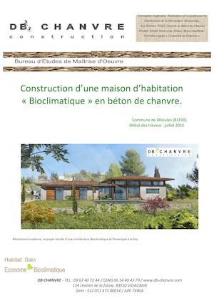 Maison Passive en béton de chanvre à ollioules partie 1