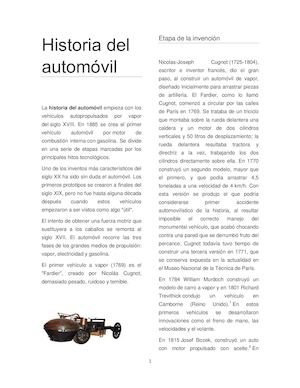 Historia Del Automovil