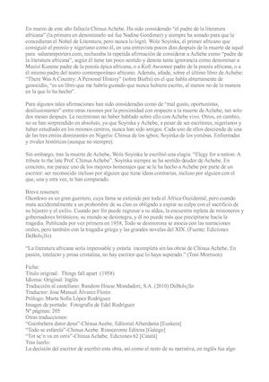 Comentarios a "Todo se desmorona"