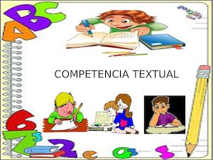 Español Competencia Textual
