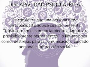 Discapacidad Psiquiatrica