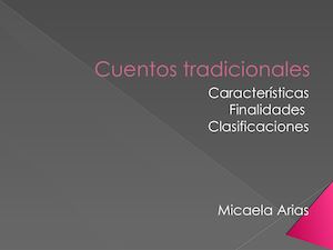 Cuentos Tradicionales