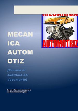 Mecanica