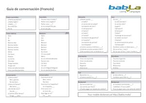 Guia De Conversacion Frances