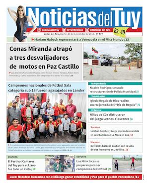 Noticias Del Tuy 1ero De Noviembre