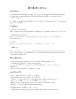 Leucenia Aguda Enf Medica
