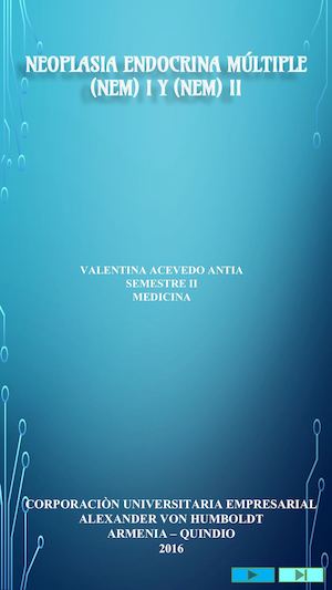 Neoplasia Endocrina Múltiple Pptx