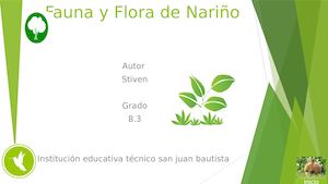 Fauna Y Flora De Nariño