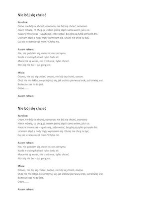 Nie Bój Się Chcieć