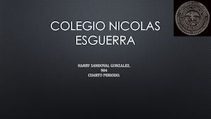Colegio Nicolas Esguerra