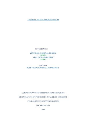 Fichas Bibliograficas