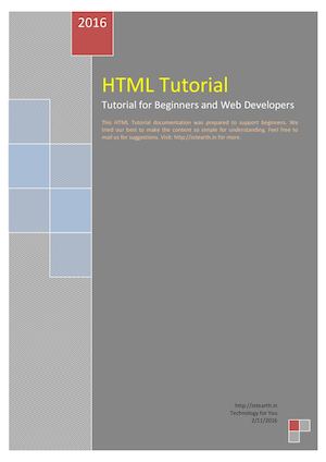 Html Tutorial