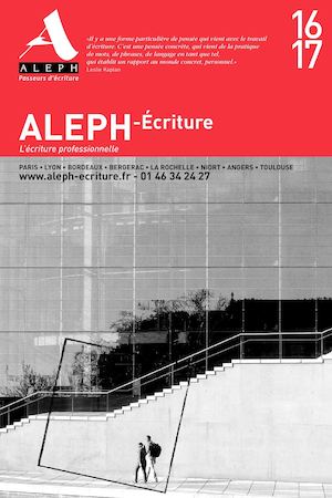 Programme Aleph - Écrits professionnels 2016-17