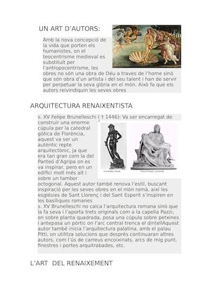 Art Arquitectura Renaixement