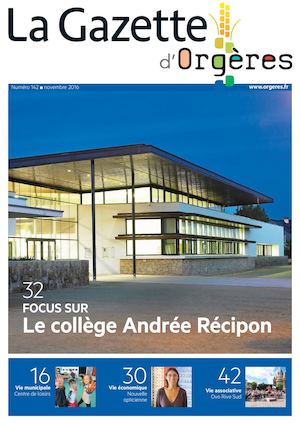 Gazette d'Orgères // Nov. 2016