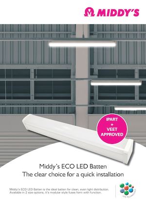 ECO LED Battens for clean, even light distribution