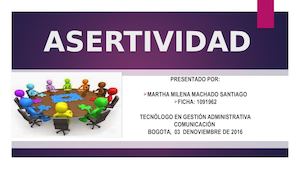 1 Isabel Ramires Asertividad 1 Martha Plan De Mejora