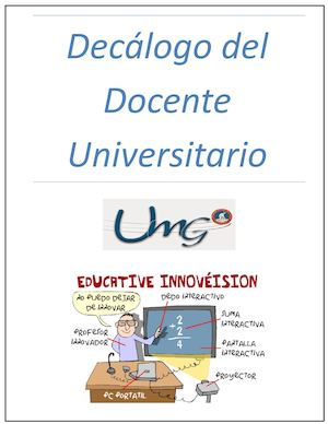 Decalogo Docente Educativo