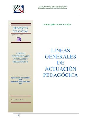 B Lineas Generales Actuacion Pedagogica