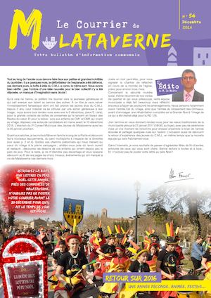 Courrier de Malataverne A92 N°54