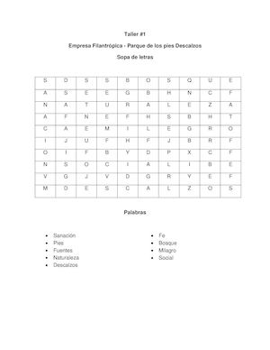 Taller#1 Sopa De Letras