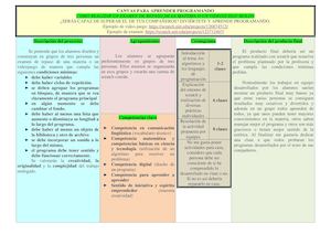 Canvas proyecto scratch para 1º bachillerato