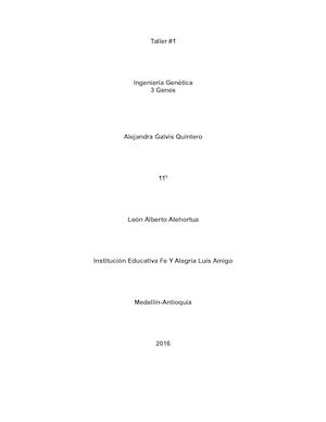 Taller#1 Ingenieria Genetica Escrito Tecnico Aleja