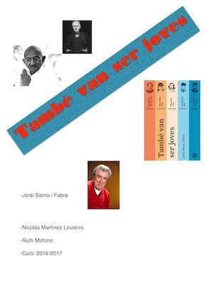 Treball català: També van ser joves.