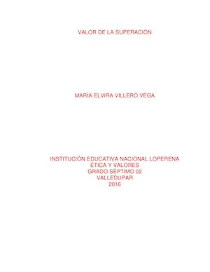El Valor De La Superacion