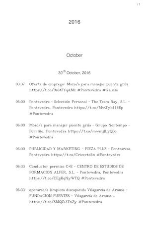 OFERTAS DE EMPREGO GALICIA (30OUT-06NOV)