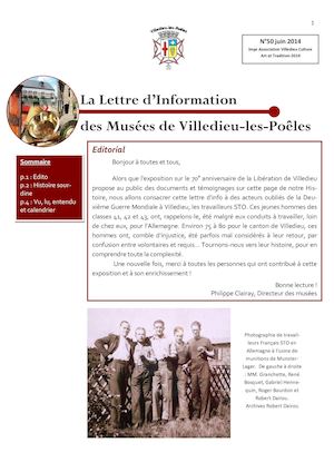 Lettre N°50 Juin 2014 Les STO De Villedieu