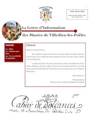 Lettre N°25