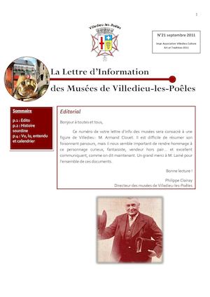 Lettre N°21 Armand Clouet