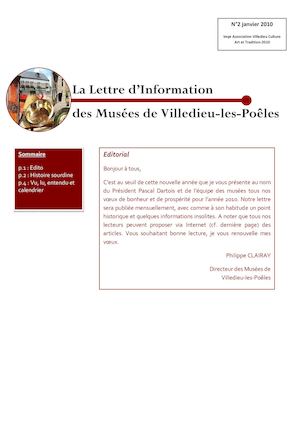 Lettre N°02 Moulins De Villedieu